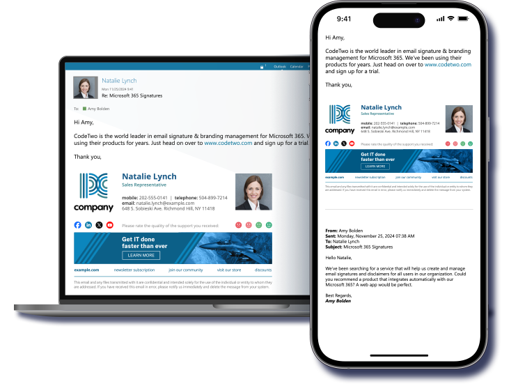 CodeTwo Email Signatures for Office 365